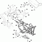 MAGNUM 325 2X4 - A02CB32AA Заднее крыло и сиденье