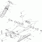 SCRAMBLER 400 2X4 - A02BA38CA Бугель и аммортизатор