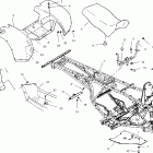 BIG BOSS 6X6 INT'L - A02CL50DA Заднее крыло и сиденье