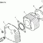 SCRAMBLER 50 - A02EA05CA Головка цилиндра