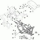 MAGNUM 500 2X4 HDS - A02CB50FC Заднее крыло и сиденье