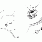 SCRAMBLER 500 2X4 - A02BA50AA Трост дроселя