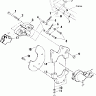 SCRAMBLER 500 4X4 - A02BG50AA Задний суппорт тормозной