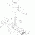 XPLORER 4X4 - A02CG25CA Коленвал и поршни