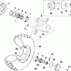 SCRAMBLER 500 4X4 - A02BG50AA Переднее колесо