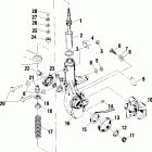 SCRAMBLER 500 4X4 - A02BG50AA Передняя стойка