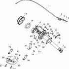 SPORTSMAN 90 - A01FA09CA Задний тормоз