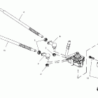 MAGNUM 500 - A02CD50AA Gearcase selector mounting