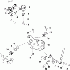 SCRAMBLER 500 4X4 - A02BG50AA Задний тормозной цилиндр