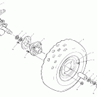 SCRAMBLER 500 2X4 - A02BA50AA Переднее колесо