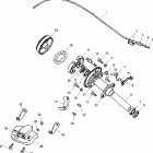 SCRAMBLER 90X - A02EA09CB Задний тормоз