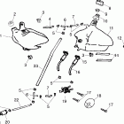 SPORTSMAN 90 - A02FA09CB Oil tank / fuel tank