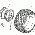 SPORTSMAN 90 - A02FA09CB Заднее колесо