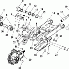 XPEDITION 425 - A01CK42AA Swing arm / rear gearcase mounting