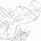 SPORTSMAN 500 RSE HO - A01CH50AJ Переднее крыло