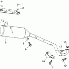 SCRAMBLER 90 - A01EA09CA Глушитель