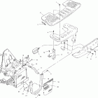 XPLORER 400 - A01CG38CA Передний бампер и багажник