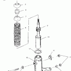 SCRAMBLER 400 2X4 - A01BA38CA Передняя стойка
