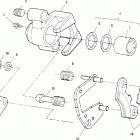 SCRAMBLER 500 2X4 - A01BA50AA Передний тормоз