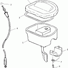 SCRAMBLER 500 2X4 - A01BA50AA Трост дроселя