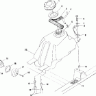 SPORTSMAN 500 RSE HO - A01CH50AJ Топливный бак