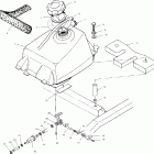 SCRAMBLER 500 4X4 - A01BG50AA Топливный бак