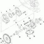 SCRAMBLER 500 2X4 - A01BA50AA Масляный насос