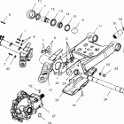 MAGNUM 325 4X4 - A01CD32AA Swing arm / rear / gearcase mounting