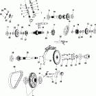 SPORTSMAN 400 - A01CH42AB Gearcase (internal components)