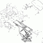 XPLORER 400 - A01CG38CA Заднее крыло и сиденье