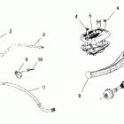 SCRAMBLER 500 2X4 - A01BA50AA Трост дроселя