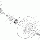 MAGNUM 325 2X4 - A01CB32AA Переднее колесо