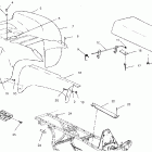 SCRAMBLER 500 4X4 - A01BG50AA Заднее крыло