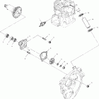 SCRAMBLER 400 2X4 - A01BA38CA Водяной насос