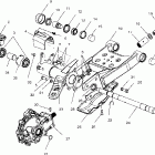 MAGNUM 500 4X4, HDS - A00CD50FA Swing arm / rear gearcase mounting