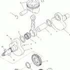 SPORTSMAN 335 - A00CH33AF Коленвал и поршни
