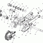 XPEDITION 325 - A00CK32AA/AB Swing arm / rear gearcase mounting