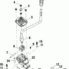 XPLORER 400 - A00CG38CA Селектор переключения передач