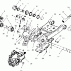 MAGNUM 325 4X4 - A00CD32AA Swing arm / rear gearcase mounting