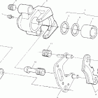 MAGNUM 500 4X4, HDS - A00CD50FA Передний тормоз