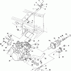SCRAMBLER 400 - A00BG38CA Крепление двигателя