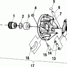MAGNUM 500 4X4, HDS - A00CD50FA Муфта сцепления