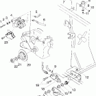 SPORTSMAN 335 - A00CH33AF Rear brake / foot pedal