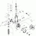 SCRAMBLER 500 - A00BG50AA Передняя стойка