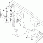 SPORTSMAN 335 - A00CH33AF Frame mounting