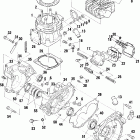XPLORER 400 - A00CG38CA Картер и блок цилиндр