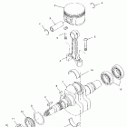 MAGNUM 325 2X4 - A00CB32CA Коленвал и поршни