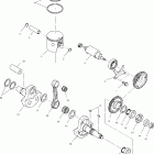 SCRAMBLER 400 - A00BG38CA Поршень и коленвал