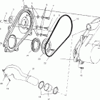SPORTSMAN 335 - A00CH33AF Кожух сцепления