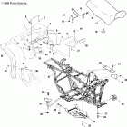 MAGNUM 325 4X4 - A00CD32AA Заднее крыло и сиденье